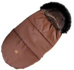 Śpiworek do wózka spacerówki CHOCO brązowy wodoodporny 50x100