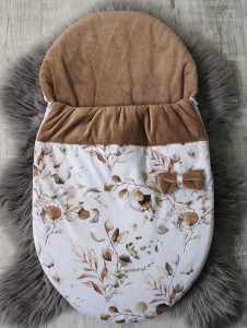 Śpiworek do wózka gondoli FLORA wiosenny 3w1