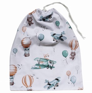 Worek na buty (kapcie) do przedszkola BALU samoloty, balony