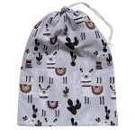 Worek na buty (kapcie) do przedszkola GRAY alpaki