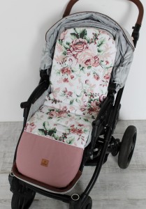 Wkładka do wózka ROSE z wodoodpornym podnóżkiem