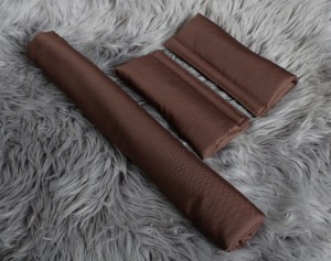 Zestaw: ochraniacze na pasy i pałąk w wózku czekoladowy waterproof