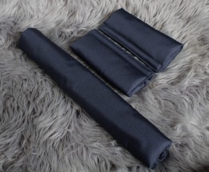 Zestaw: ochraniacze na pasy i pałąk w wózku granatowy waterproof