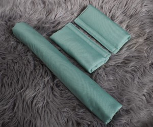 Zestaw: ochraniacze na pasy i pałąk w wózku szałwia waterproof
